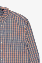 Vintage Nautica 80s Two-Ply Cotton Plaid Button Up Shirt (1990s)