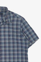 Vintage Navy Blue Plaid Ralph Lauren Button Up Shirt (2000s)