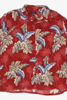 Red Croft & Barrow Hawaiian Button Up Shirt (2010s)