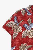 Red Croft & Barrow Hawaiian Button Up Shirt (2010s)