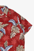 Red Croft & Barrow Hawaiian Button Up Shirt (2010s)