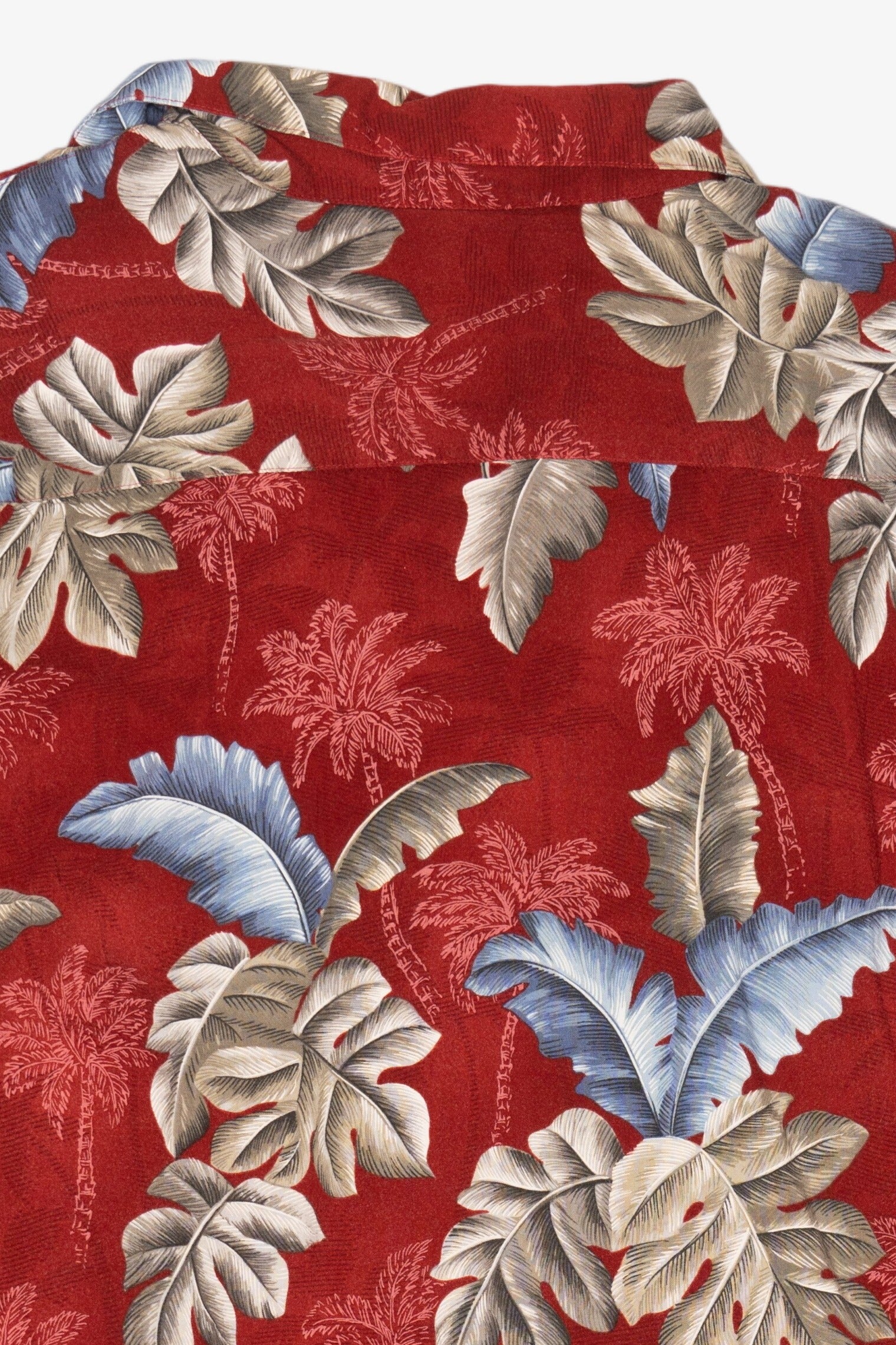 Red Croft & Barrow Hawaiian Button Up Shirt (2010s)