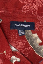 Red Croft & Barrow Hawaiian Button Up Shirt (2010s)