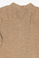 Light Brown J. Jill Vintage Linen Button Up Shirt (2010s)