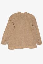 Light Brown J. Jill Vintage Linen Button Up Shirt (2010s)