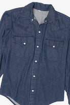 Vintage Blue Denim Button Up Shirt (1990s)