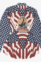 Vintage Glow In The Dark Wrangler American Rodeo "Greatest Show On Dirt" Button Up Shirt (1990s)