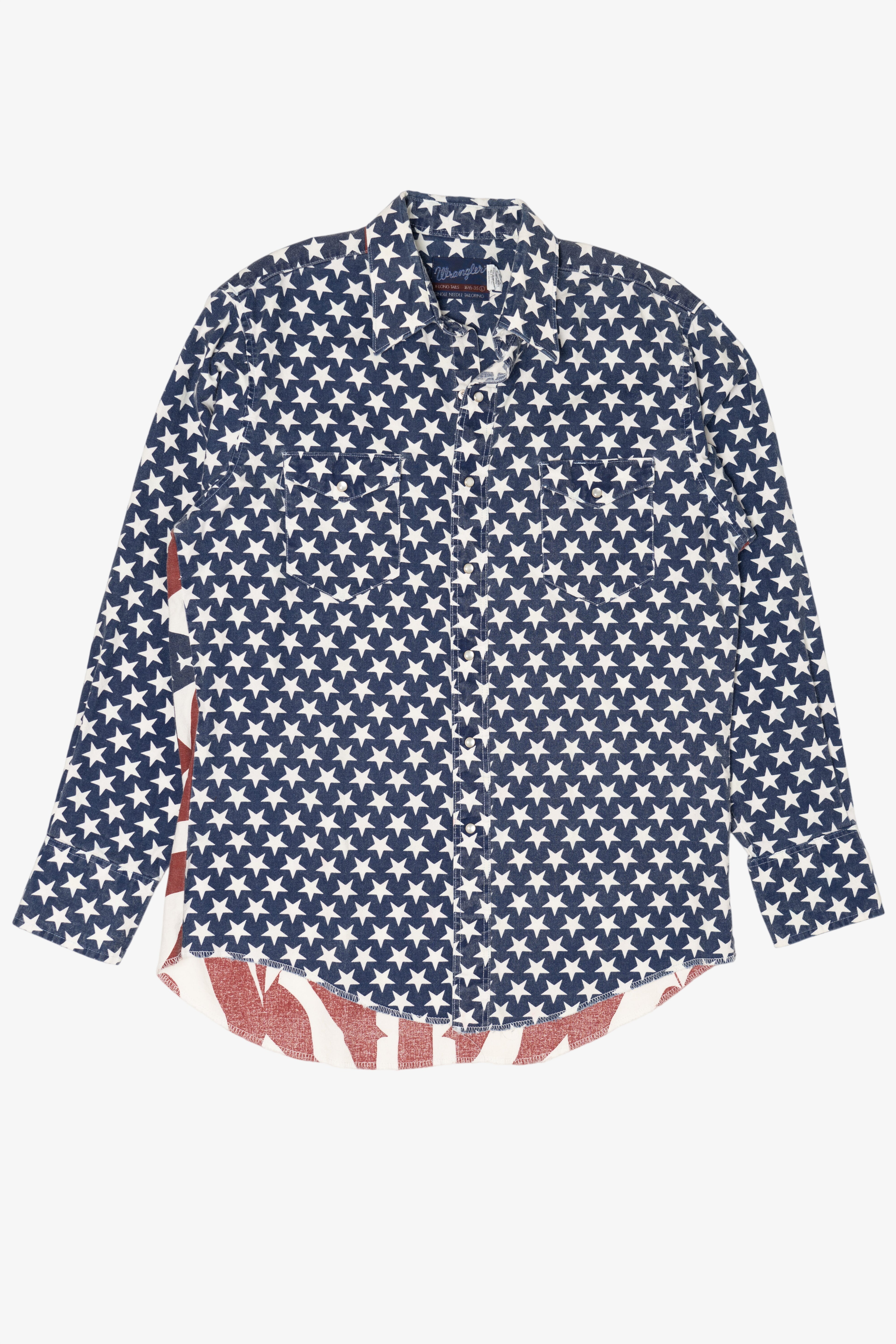 Vintage Glow In The Dark Wrangler American Rodeo "Greatest Show On Dirt" Button Up Shirt (1990s)