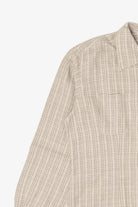 Vintage Beige Plaid Columbia Button Up Shirt (1990s)
