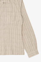 Vintage Beige Plaid Columbia Button Up Shirt (1990s)