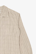 Vintage Beige Plaid Columbia Button Up Shirt (1990s)