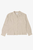 Vintage Beige Plaid Columbia Button Up Shirt (1990s)