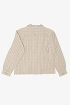Vintage Beige Plaid Columbia Button Up Shirt (1990s)