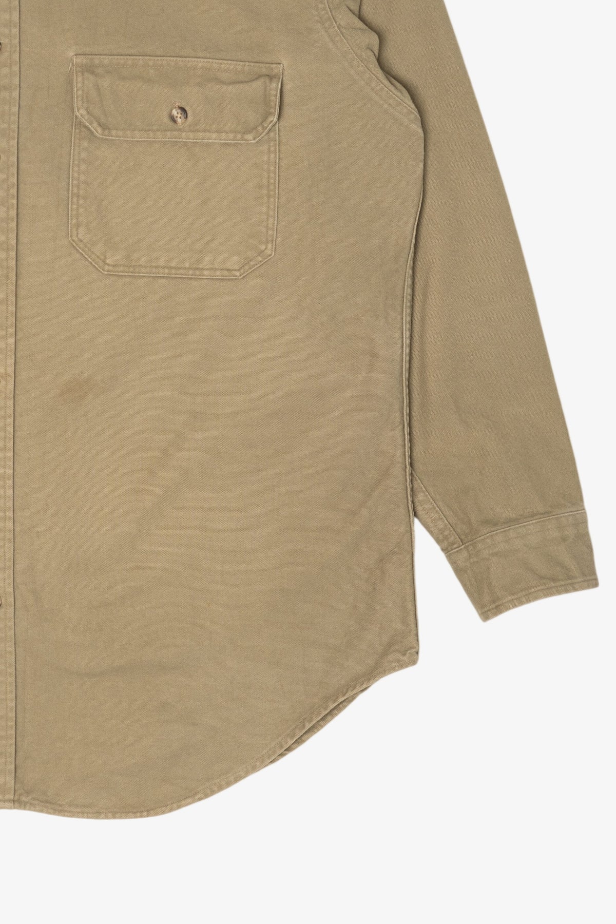 Vintage Khaki Woolrich Button Up Shirt (1990s)