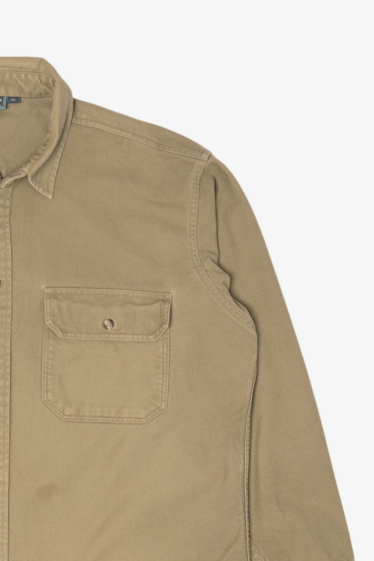 Vintage Khaki Woolrich Button Up Shirt (1990s)