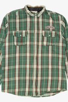 Green Plaid Sierra Nevada Button Up Flannel Shirt (2010s)