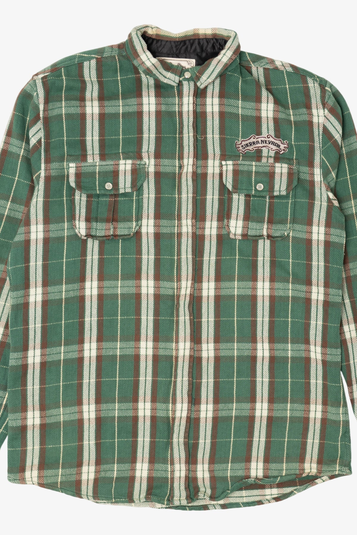 Green Plaid Sierra Nevada Button Up Flannel Shirt (2010s)