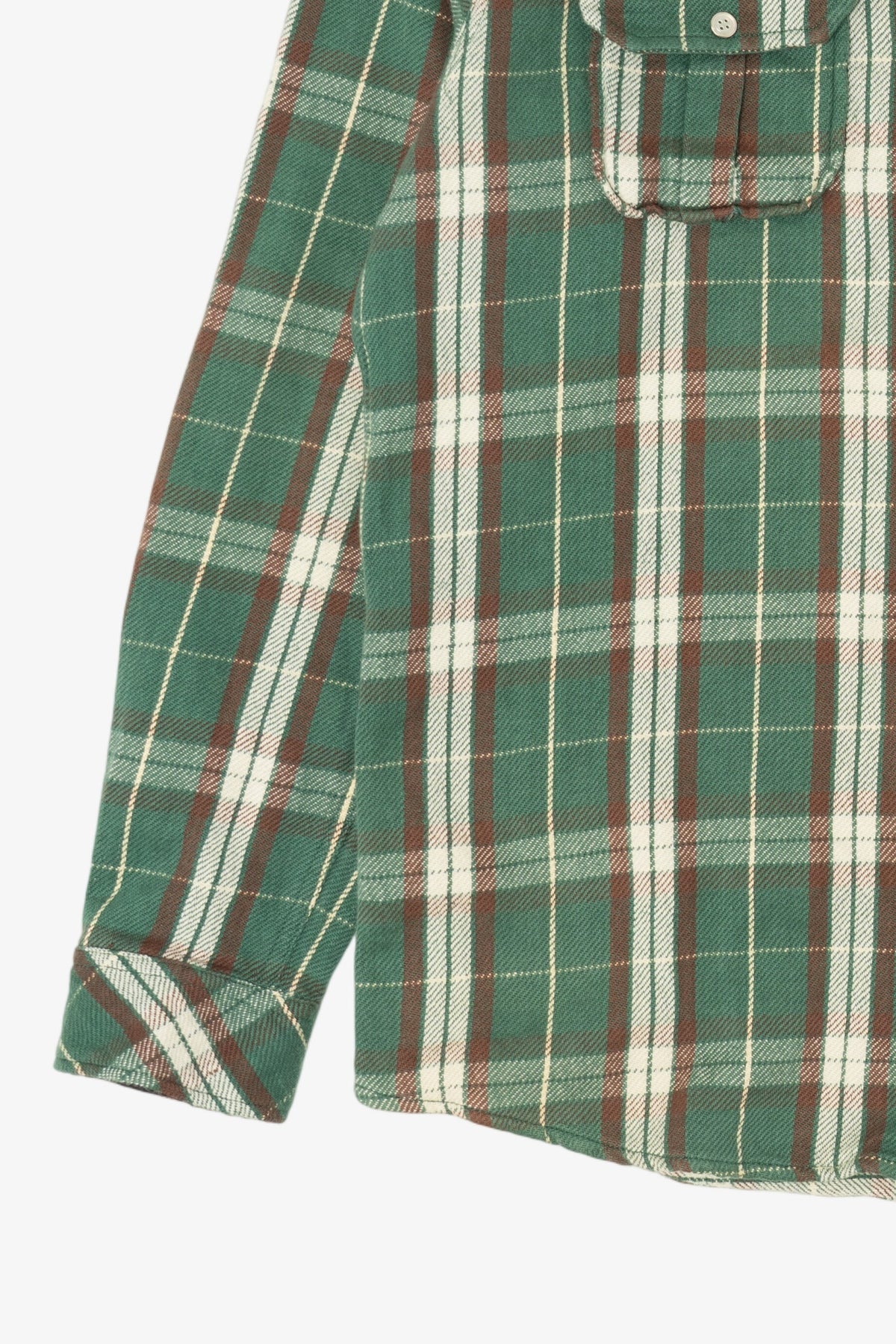 Green Plaid Sierra Nevada Button Up Flannel Shirt (2010s)