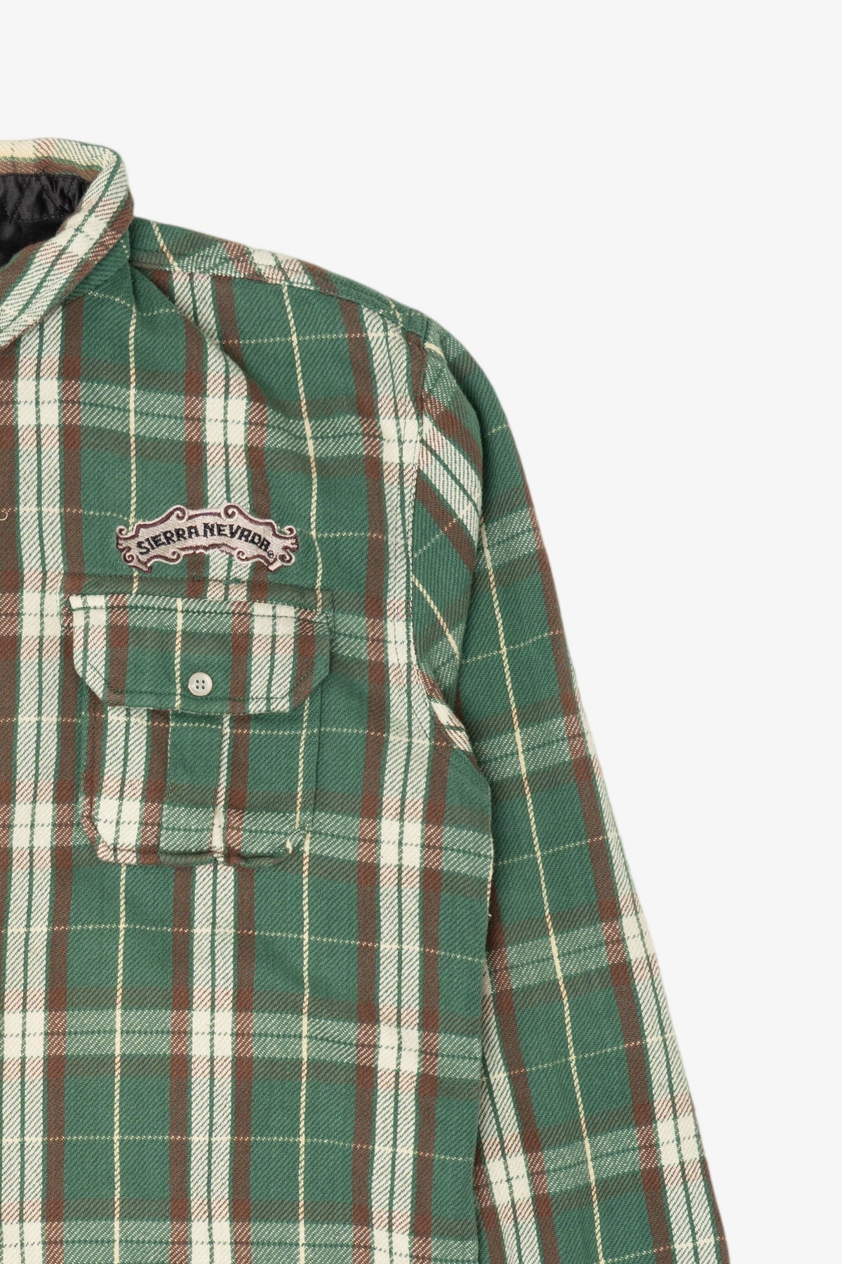 Green Plaid Sierra Nevada Button Up Flannel Shirt (2010s)