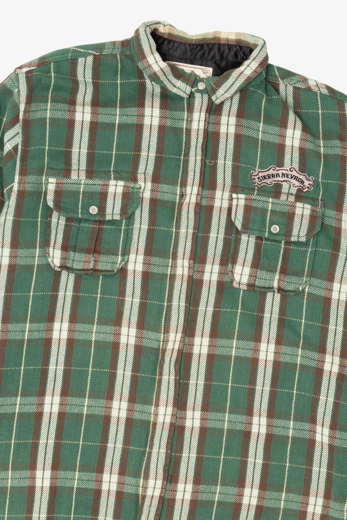 Green Plaid Sierra Nevada Button Up Flannel Shirt (2010s)