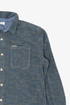 Vintage Dark Blue Columbia Button Up Flannel Shirt (2000s)
