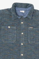Vintage Dark Blue Columbia Button Up Flannel Shirt (2000s)