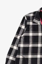 Black And White Plaid Orvis Button Up Flannel Shirt (2010s)