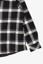 Black And White Plaid Orvis Button Up Flannel Shirt (2010s)