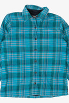 Teal L.L. Bean Button Up Flannel Shirt (2010s)