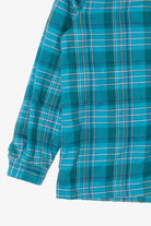 Teal L.L. Bean Button Up Flannel Shirt (2010s)