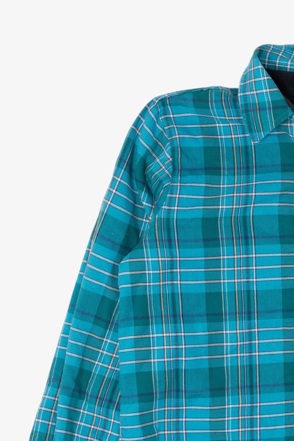 Teal L.L. Bean Button Up Flannel Shirt (2010s)