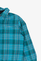 Teal L.L. Bean Button Up Flannel Shirt (2010s)