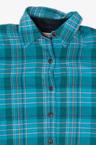 Teal L.L. Bean Button Up Flannel Shirt (2010s)