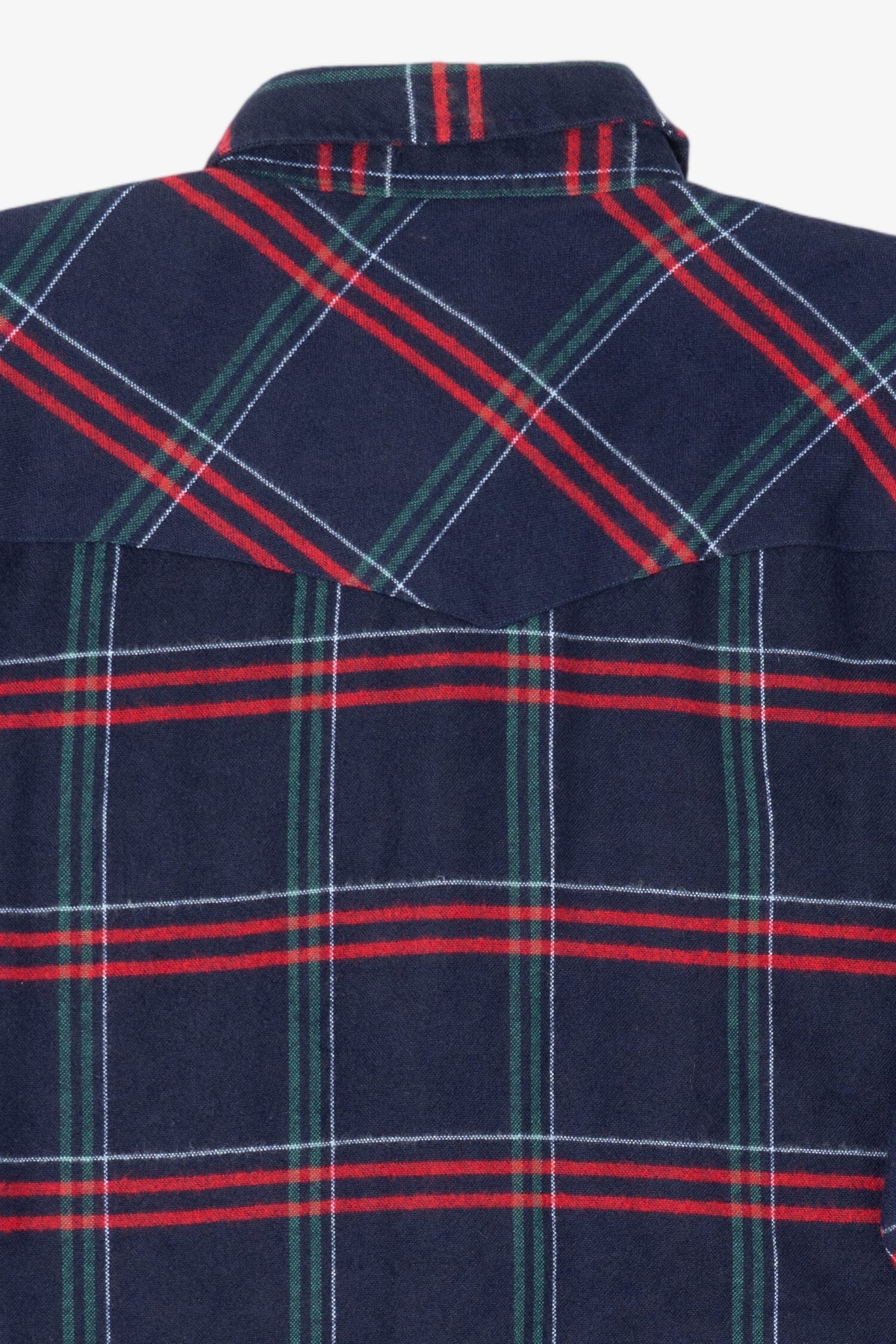 Vintage Navy Blue Greatland Sportswear Button Up Flannel Shirt (1990s)