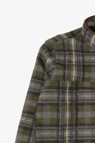 Olive John Wayne Vintage Plaid Flannel Pullover (2010s)