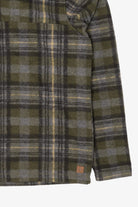 Olive John Wayne Vintage Plaid Flannel Pullover (2010s)