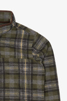 Olive John Wayne Vintage Plaid Flannel Pullover (2010s)