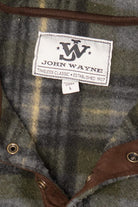 Olive John Wayne Vintage Plaid Flannel Pullover (2010s)