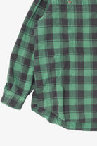 Green Plaid Duluth Trading Co. Button Up Shirt (2010s)