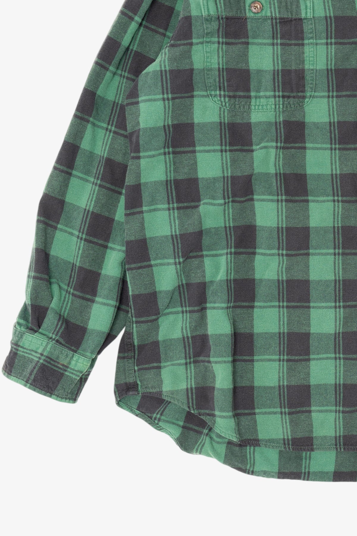 Green Plaid Duluth Trading Co. Button Up Shirt (2010s)