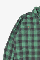 Green Plaid Duluth Trading Co. Button Up Shirt (2010s)