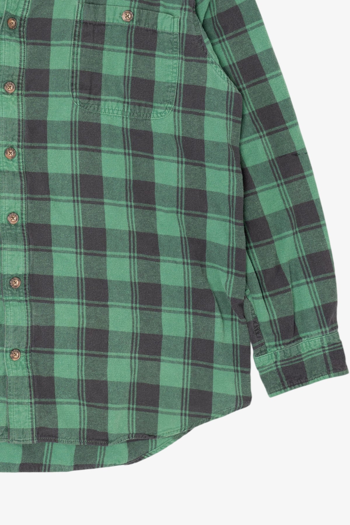 Green Plaid Duluth Trading Co. Button Up Shirt (2010s)