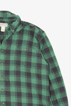 Green Plaid Duluth Trading Co. Button Up Shirt (2010s)