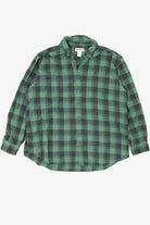Green Plaid Duluth Trading Co. Button Up Shirt (2010s)