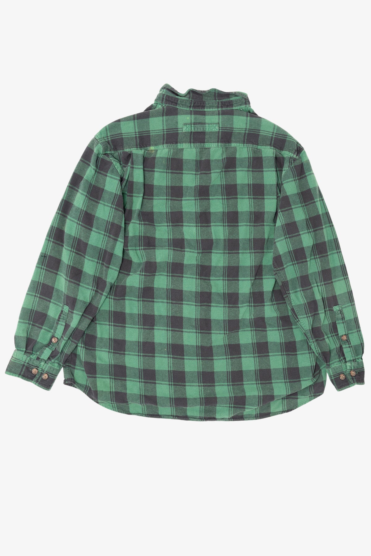 Green Plaid Duluth Trading Co. Button Up Shirt (2010s)