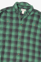 Green Plaid Duluth Trading Co. Button Up Shirt (2010s)
