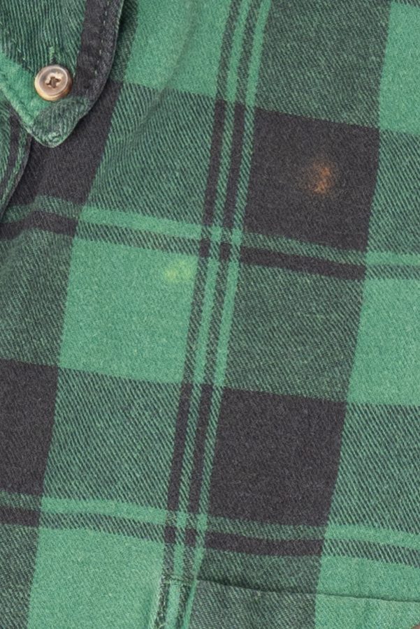 Green Plaid Duluth Trading Co. Button Up Shirt (2010s)