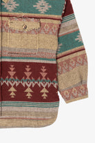 New In Aztec Southwestern Pattern Button Up Jacket (2020s)