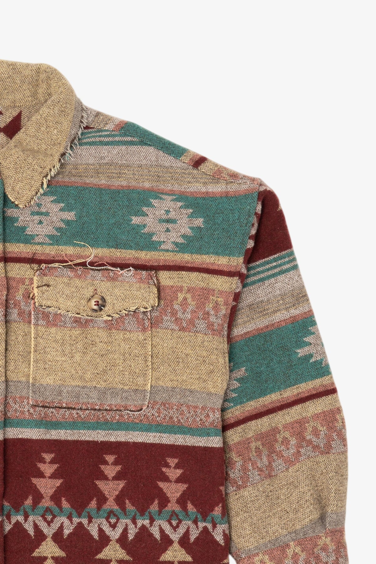 New In Aztec Southwestern Pattern Button Up Jacket (2020s)