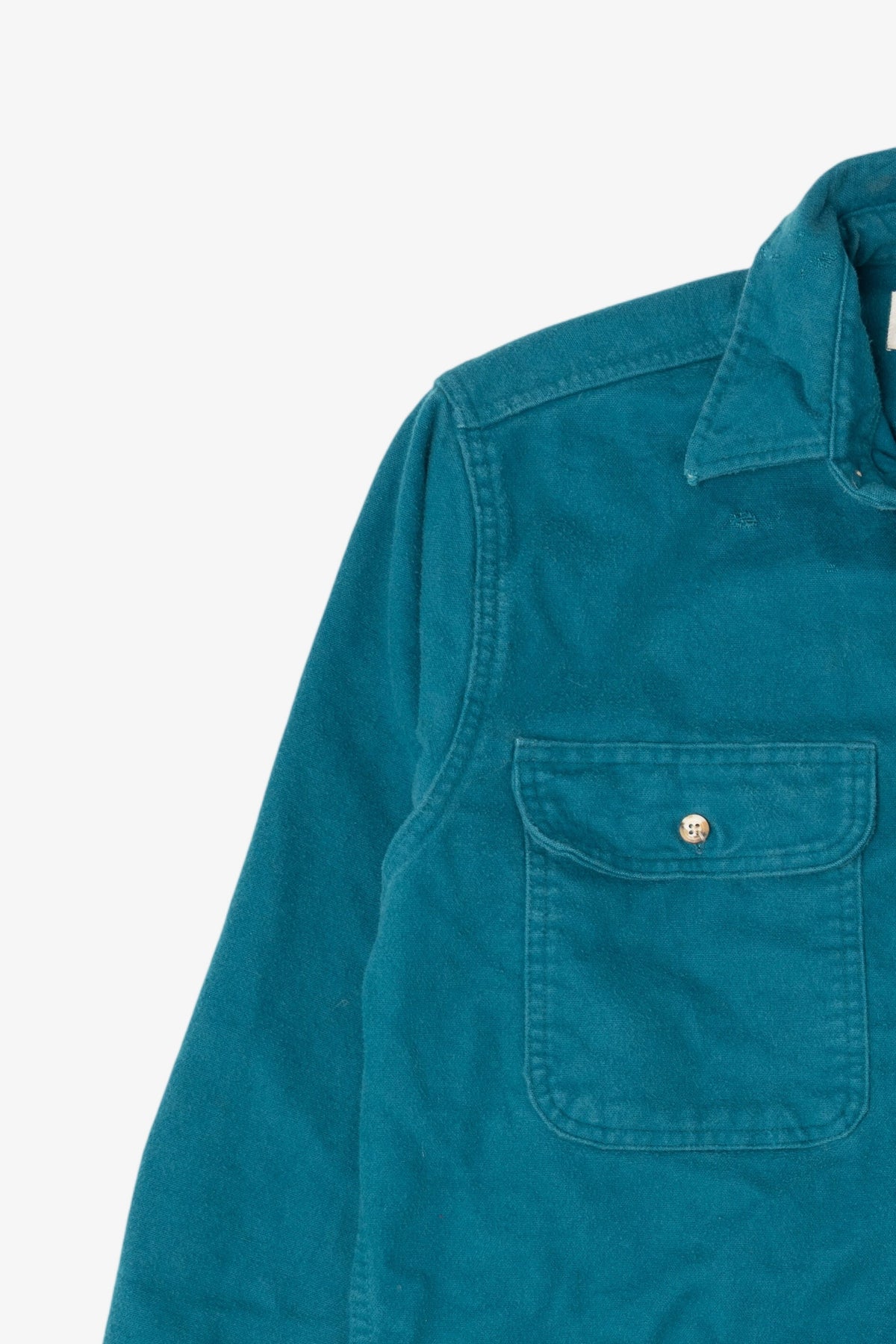 Vintage Teal Gander Mountain Button Up Shirt (1990s)